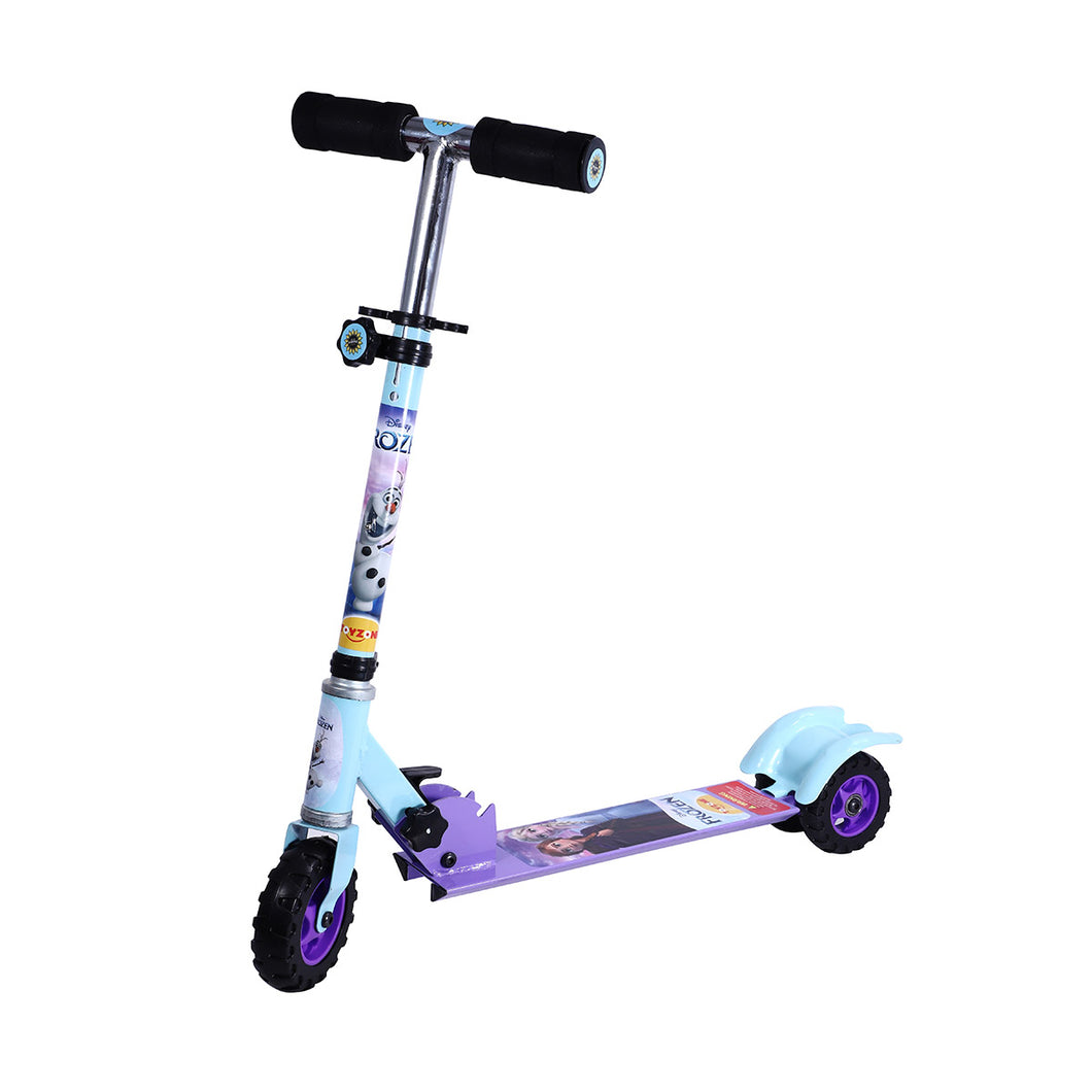 Frozen Scooter Square | Kids Scooter | Adjustable & Foldable Scooter | Skateboard Scooter | Rear Brake Scooter for kids | For Kids age 5+ years