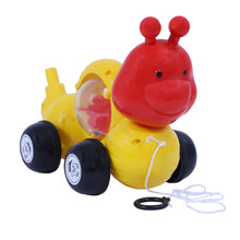 Load image into Gallery viewer, Bee Pull Along | Interactive pull toy | Toy for walking babies Toddler | Movement toy | Early learning Pull toy | Toddler activity toy | For age 12+ Months
