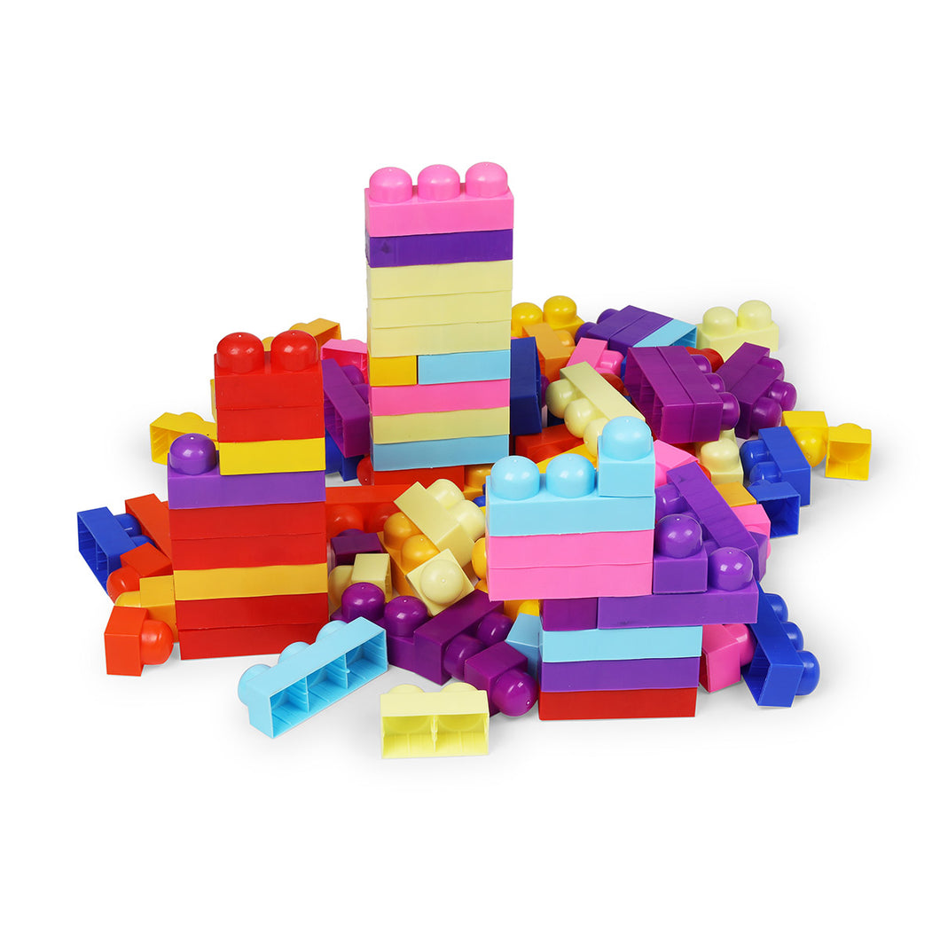 Building Blocks - 150 pcs  | Creative building blocks for kids | Blocks for preschoolers | Smart Activity Fun & Learning Blocks | Play blocks | Block play set | For kids age 3+ years