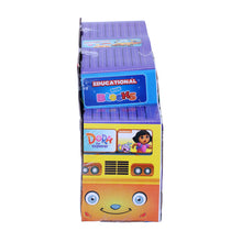 Load image into Gallery viewer, Educational Bus Blocks - Dora | Creative building blocks | Blocks for preschoolers | Kids Bus Toy Set | Educational Blocks | Block Play set | For kids age 3+ years
