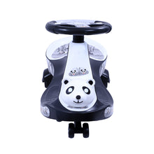 Load image into Gallery viewer, Baby Panda Magic Car - Black | Ride-on car | Swing car | kids toy car | Comfortable Seat | Elegant Design | Twister Ride on | Pedal-free car | For kids 3+ years
