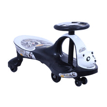 Load image into Gallery viewer, Baby Panda Magic Car - Black | Ride-on car | Swing car | kids toy car | Comfortable Seat | Elegant Design | Twister Ride on | Pedal-free car | For kids 3+ years
