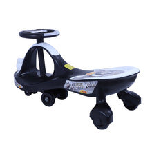 Load image into Gallery viewer, Baby Panda Magic Car - Black | Ride-on car | Swing car | kids toy car | Comfortable Seat | Elegant Design | Twister Ride on | Pedal-free car | For kids 3+ years
