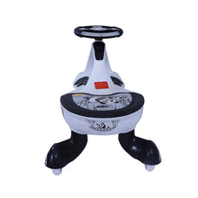 Load image into Gallery viewer, Baby Panda Magic Car - Black | Ride-on car | Swing car | kids toy car | Comfortable Seat | Elegant Design | Twister Ride on | Pedal-free car | For kids 3+ years
