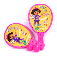 Load image into Gallery viewer, Dora Racket Set - Small | Plastic table tennis set | Mini Racket | Kids sports racket set | Tennis practice set | Children aged 3+ years
