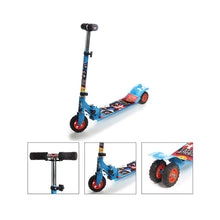 Load image into Gallery viewer, Captain America Scooter Giant | Kids Scooter | Adjustable &amp; Foldable Scooter | Skateboard Scooter | Rear Brake Scooter for kids | Foldable Kids Scooter | For Kids age 5+ years
