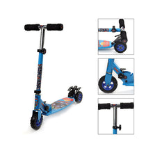 Load image into Gallery viewer, Captain America Scooter Oval | Kids Scooter | Adjustable &amp; Foldable Scooter | Skateboard Scooter | Rear Brake Scooter for kids | For Kids age 5+ years
