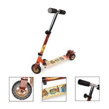 Load image into Gallery viewer, Chhota Bheem Scooter Square | Kids Scooter | Adjustable &amp; Foldable Scooter | Skateboard Scooter | Rear Brake Scooter for kids | For Kids age 5+ years
