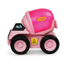 Load image into Gallery viewer, Concrete Mixer Bump &#39;N&#39; Go - Pink | Lights &amp; Sound | Musical Baby Toy | Baby construction Toy | Active Play Toy | Battery Operated Toy | Educational Toy for Infants | Infant Sensory Play Toy | For New Born &amp; Toddlers
