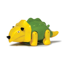 Load image into Gallery viewer, Triceratops Dinosaur Pull Along | Interactive pull toy | Toy for walking babies Toddler | Movement toy | Early learning Pull toy | Toddler activity toy | For age 12+ Months
