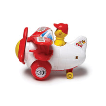 Load image into Gallery viewer, Fighter Plane Pull Along | Interactive pull toy | Toy for walking babies Toddler | Movement toy | Early learning Pull toy | Toddler activity toy | For age 12+ Months
