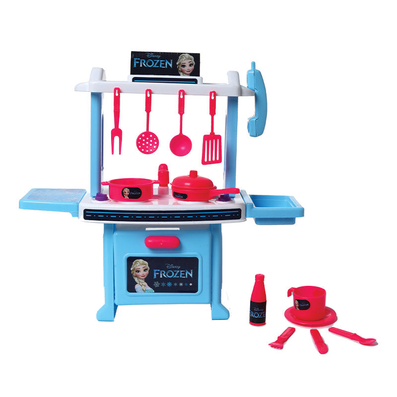 Disney Frozen Kitchen Set | Kids Kitchen Set | Role Play Set | Pretend Play Kitchen Accessories Set | Cooking set | Miniature Household Set | For Kids age 3+ years