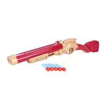 Load image into Gallery viewer, Ironman Double Barrel Shotgun | Foam Blaster Gun | Safe &amp; Long Range | Lock &amp; Load Pump Action | Toy Shotgun | Dart Shooter | Target Shooting Gun | For Kids, Teens, Adults
