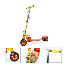 Load image into Gallery viewer, Motu Patlu Scooter Oval | Kids Scooter | Adjustable &amp; Foldable Scooter | Skateboard Scooter | Rear Brake Scooter for kids | Foldable Kids Scooter | For Kids age 5+ years
