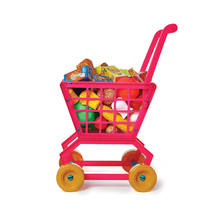 Load image into Gallery viewer, Kids Shopping Trolley | Role Play Cart | Pretend Play Trolley | Toy Grocery Cart | Household Set | For Kids 3+ years
