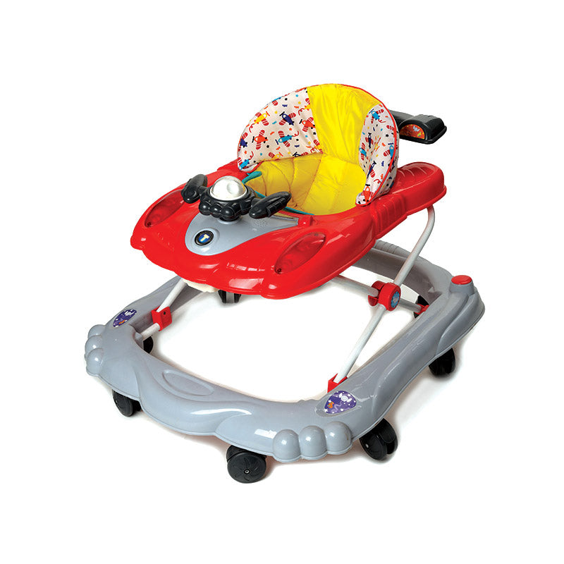 Space Walk Baby Walker | Foldable baby walker | Rotatable wheel | First steps walker | Baby walking support | Adjustable height | Non-slip | Durable baby walker | For Toddlers