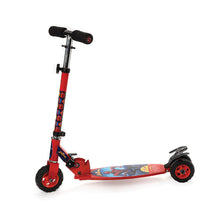 Load image into Gallery viewer, Spiderman Scooter Oval | Kids Scooter | Adjustable &amp; Foldable Scooter | Skateboard Scooter | Rear Brake Scooter for kids | Foldable Kids Scooter | For Kids age 5+ years
