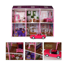 Load image into Gallery viewer, Super Star Dream Doll House | Girls Role Playset | Pretend Play | Doll House with Furniture | Dollhouse Accessories | Imaginative Play | Playhouse | For Kids Age 3+ years
