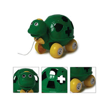Load image into Gallery viewer, Turtle Pull Along | Interactive pull toy | Toy for walking babies Toddler | Movement toy | Early learning Pull toy | Toddler activity toy | For age 12+ Months
