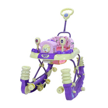 Load image into Gallery viewer, My Puppy House Baby Walker with Rocker | Foldable baby walker | Parental handle | Easy to control | Rotatable wheel | First steps walker | Baby walking support | Adjustable height | Non-slip | Durable baby walker | For Toddlers

