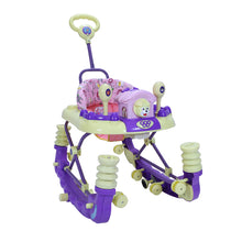 Load image into Gallery viewer, My Puppy House Baby Walker with Rocker | Foldable baby walker | Parental handle | Easy to control | Rotatable wheel | First steps walker | Baby walking support | Adjustable height | Non-slip | Durable baby walker | For Toddlers
