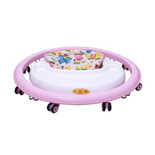 Load image into Gallery viewer, Round Walker | Foldable baby walker | Rotatable wheel | First steps walker | Baby walking support | Adjustable height | Non-slip | Durable baby walker | For Toddlers

