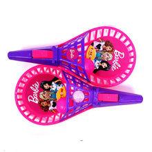 Load image into Gallery viewer, Barbie POP Catch Set Half cut | Launch and catch game | Catch ball set | Handheld launchers | Active play toy | Ball launcher toy | Pop trigger | ball launcher set | For age 3+ years
