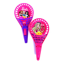 Load image into Gallery viewer, Barbie POP Catch Set Half cut | Launch and catch game | Catch ball set | Handheld launchers | Active play toy | Ball launcher toy | Pop trigger | ball launcher set | For age 3+ years
