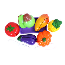 Load image into Gallery viewer, Paradise Fruits &amp; Vegetables - 9Pcs | Fruit &amp; vegetable toy set | Kids food blocks | Pretend play food | Educational food toys | Toddler fruit set | Kids play vegetables | Learning fruit blocks | Play food for toddlers | For kids age 3+ years
