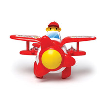 Load image into Gallery viewer, Fighter Plane Pull Along | Interactive pull toy | Toy for walking babies Toddler | Movement toy | Early learning Pull toy | Toddler activity toy | For age 12+ Months
