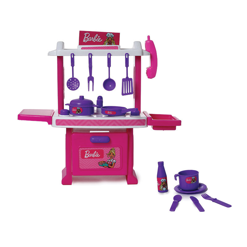 Barbie Kitchen Set | Kids Kitchen Set | Role Play Set | Pretend Play Kitchen Accessories Set | Cooking set | Miniature Household Set | For Kids age 3+ years