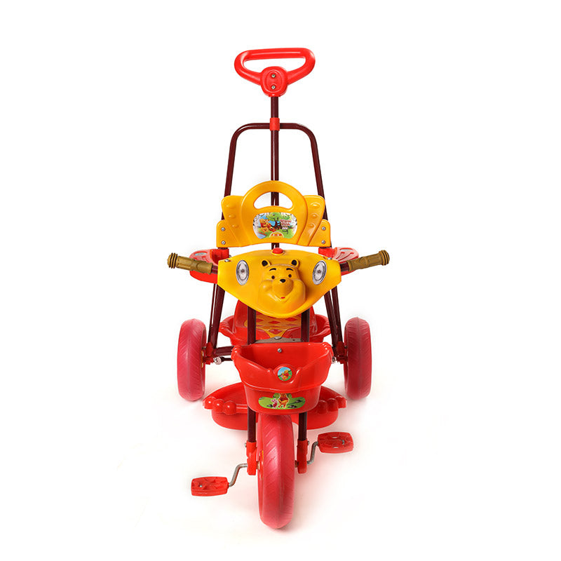 Winnie The Pooh Tricycle | Cycle with Parent Handle | Baby Cycle | Tricycle for Kids  | Baby Tricycle | Trike Cycle| Rubber Wheel | For Kids 2+ years